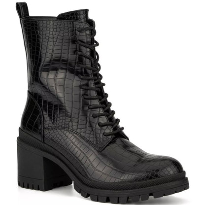 HARLOW Lug Sole Lace Up Bootie Women's Shoes