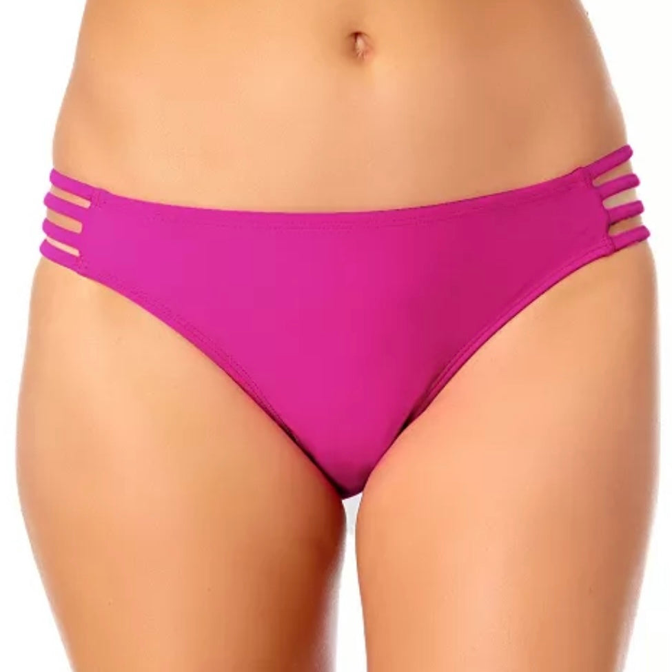 Strappy Side Hipster Bikini Bottoms Women's Swimwear
