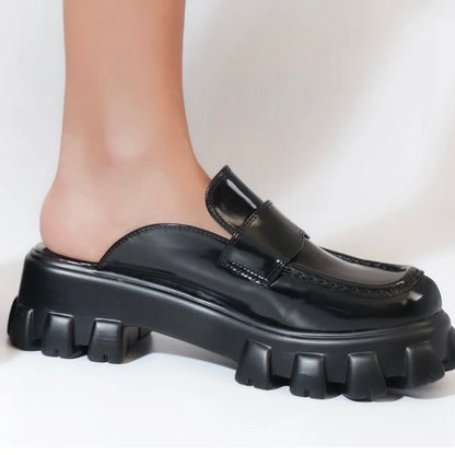 BUT U Chunky Loafer Mules Women's Clogs