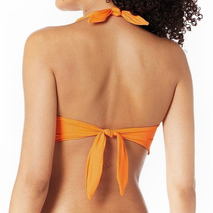 Palm Beach Knotted Halter Bikini Top Size L Women's Swimwear