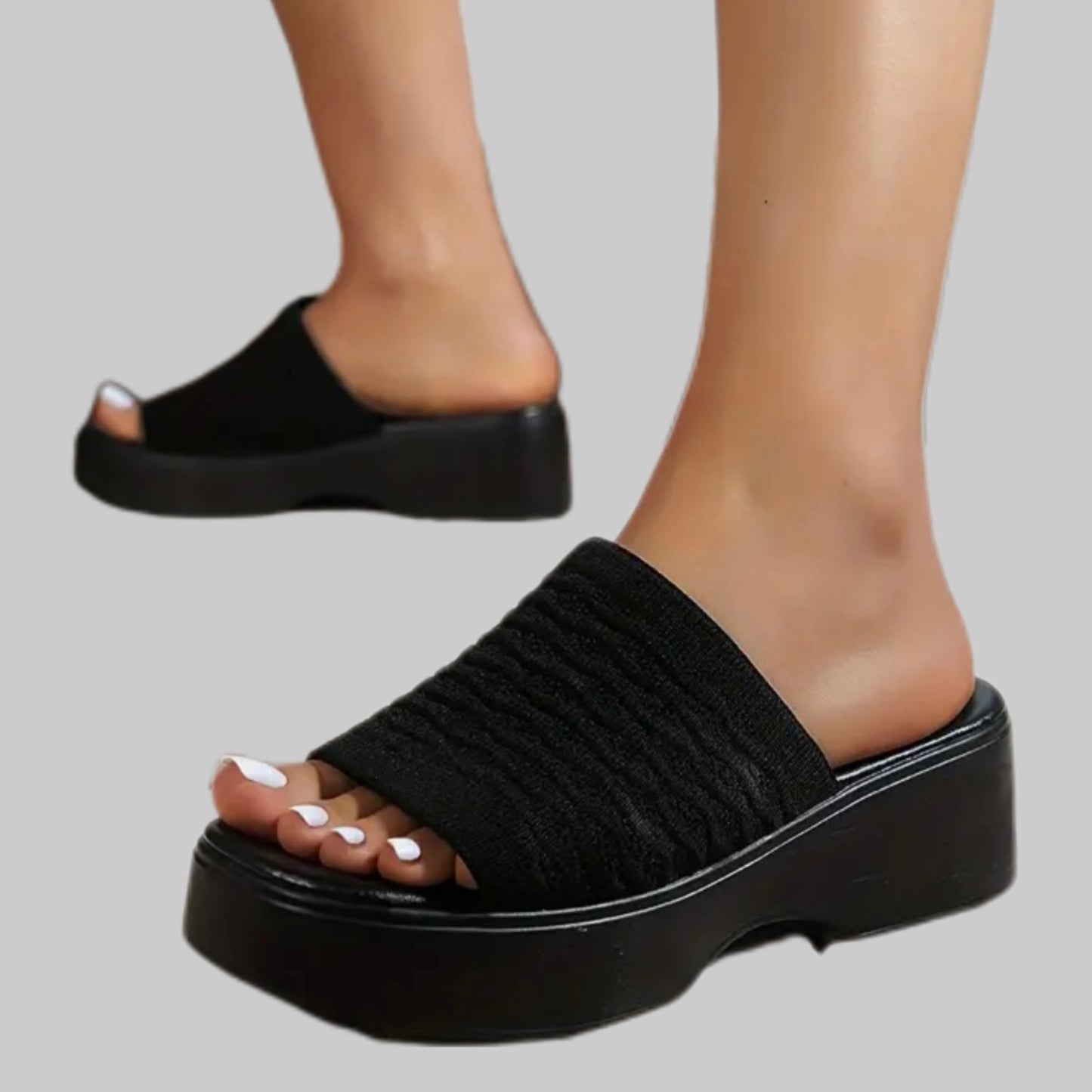 Women's Platform Slides Sandals
