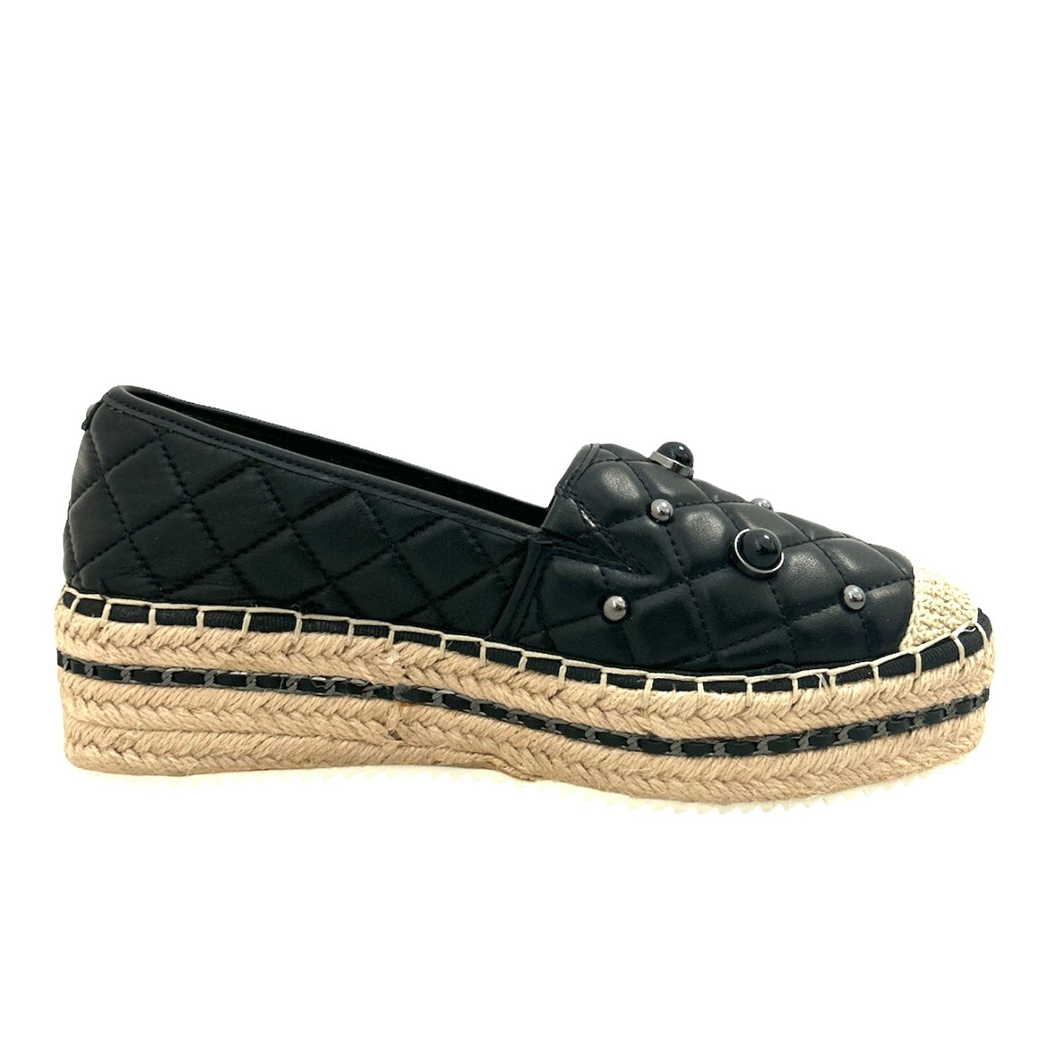 DIYA Platform Espadrille Flats Size 6.5 Slip On Women's Shoes