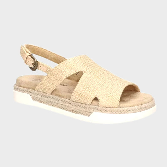 KATO Slingback Espadrilles Flatform Sandals