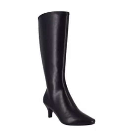 NAMORA Tall Heeled Black Boots Women's Shoes Size 6.5