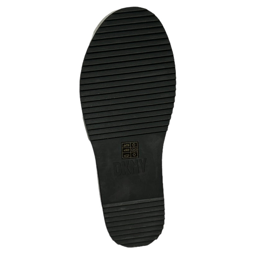 CI Platform Slip On Round Toe Patent Black Women's Sandals