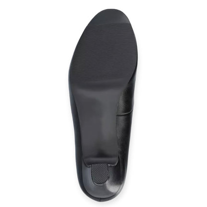 LUU Heels Slip On Pumps Black Women's Shoes