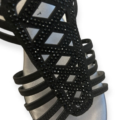 ELLYA Slingback Sandals Black Size 6.5 Women's Shoes