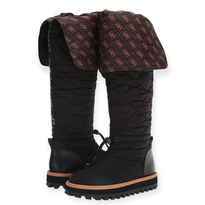 LADIVA Tall Quilted Boots Over-The-Knee Boot Women's Shoes