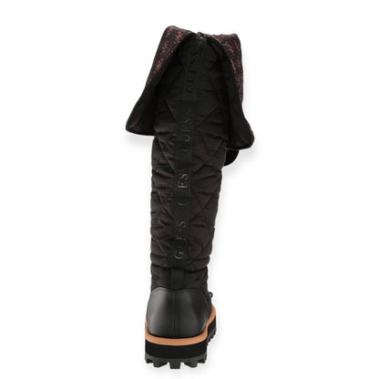LADIVA Tall Quilted Boots Over-The-Knee Boot Women's Shoes