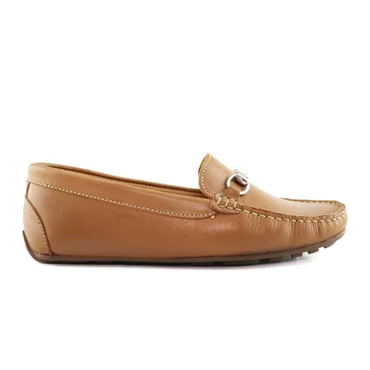 SARASOTA Loafers Women's Shoes Flats Tan Napa Size 5