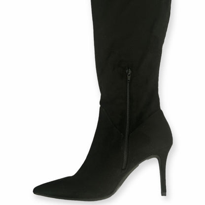 ABRINE Over-the-Knee Boots Black Women's Shoes