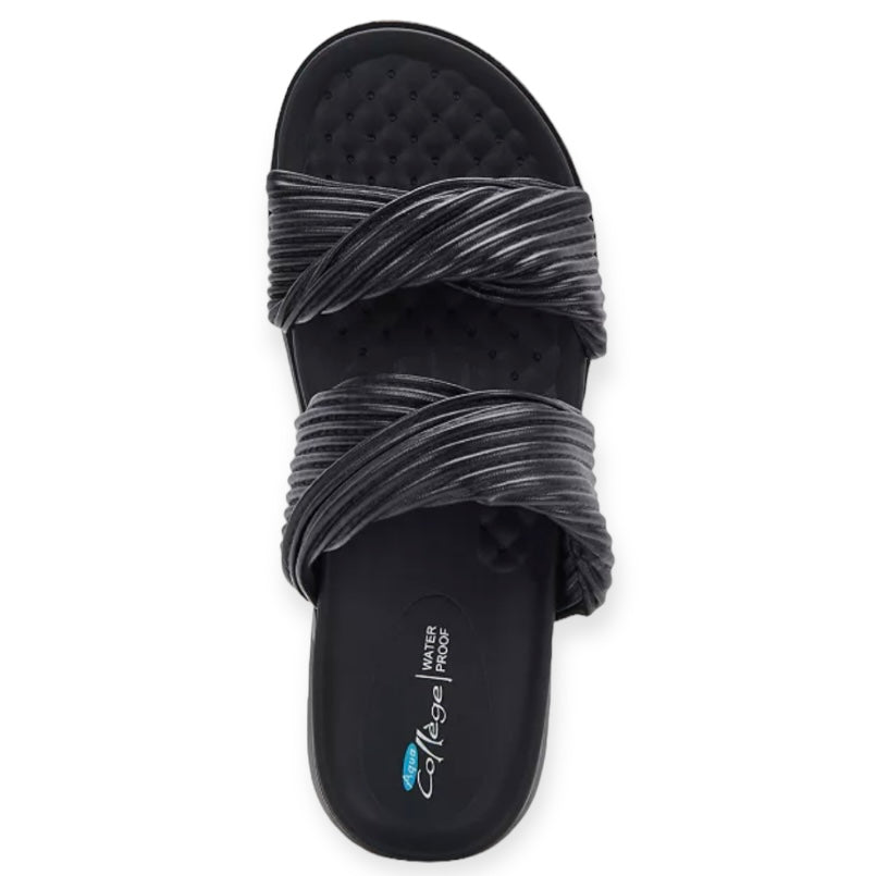 Women's CLARISSA Waterproof Slide Sandals Black