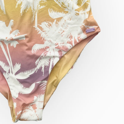 LAHAINA Palms Print Size XS One-Piece Swimsuit Women's Swimwear
