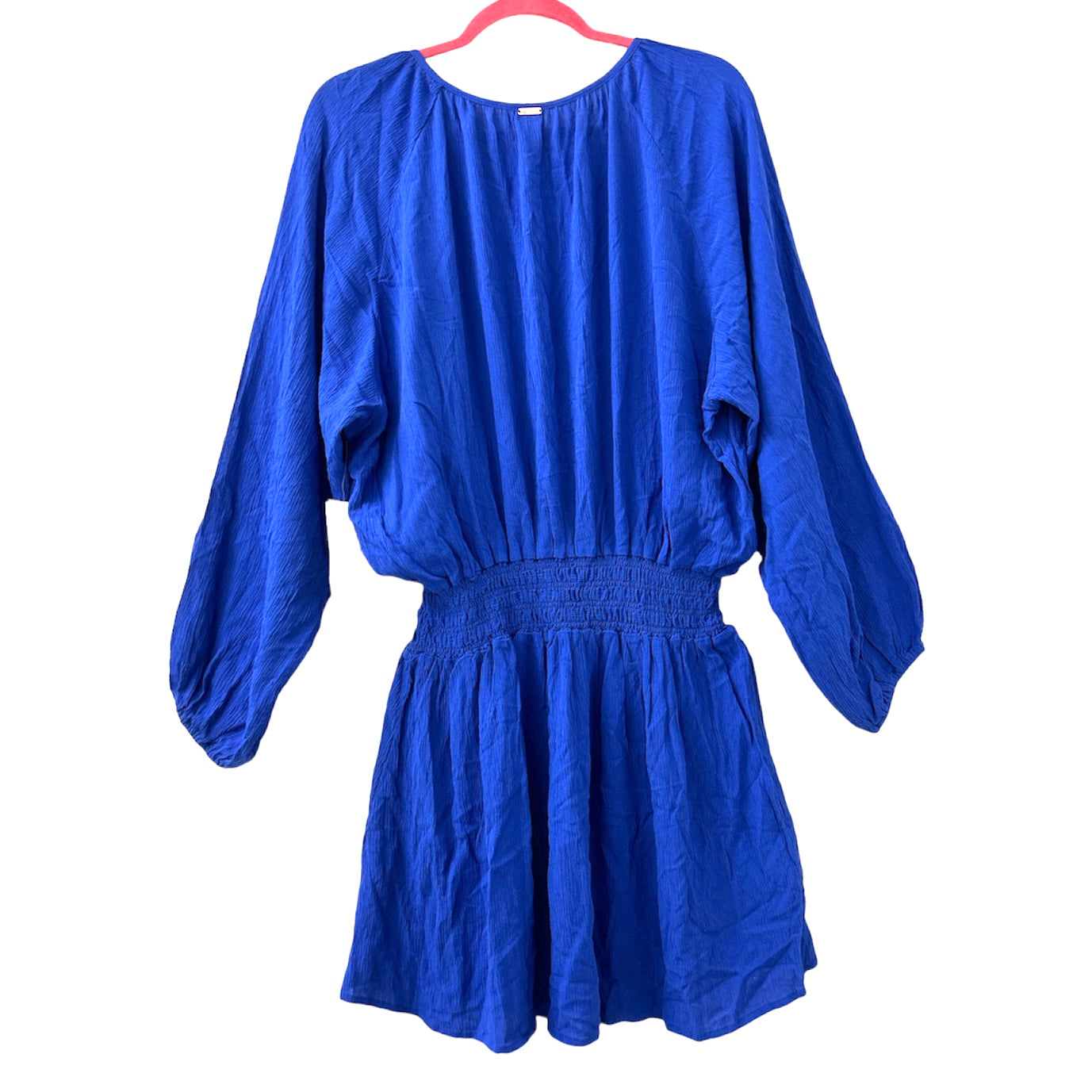 MAUI Dress Blue Long Sleeve Size M Women's Cover Up