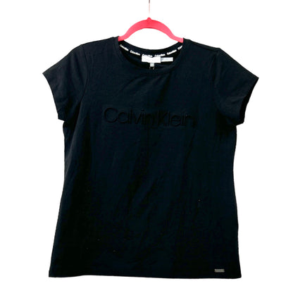 Short Sleeve Logo Black Size M Women's T-Shirt