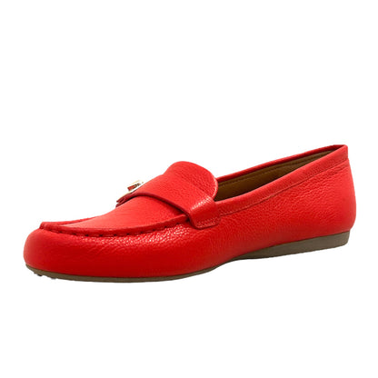 CAMELIA Loafers Flats Slip On Women's Shoes Bright Red