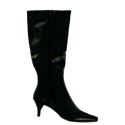 NAMORA Tall Heeled Black Boots Women's Shoes Size 6.5