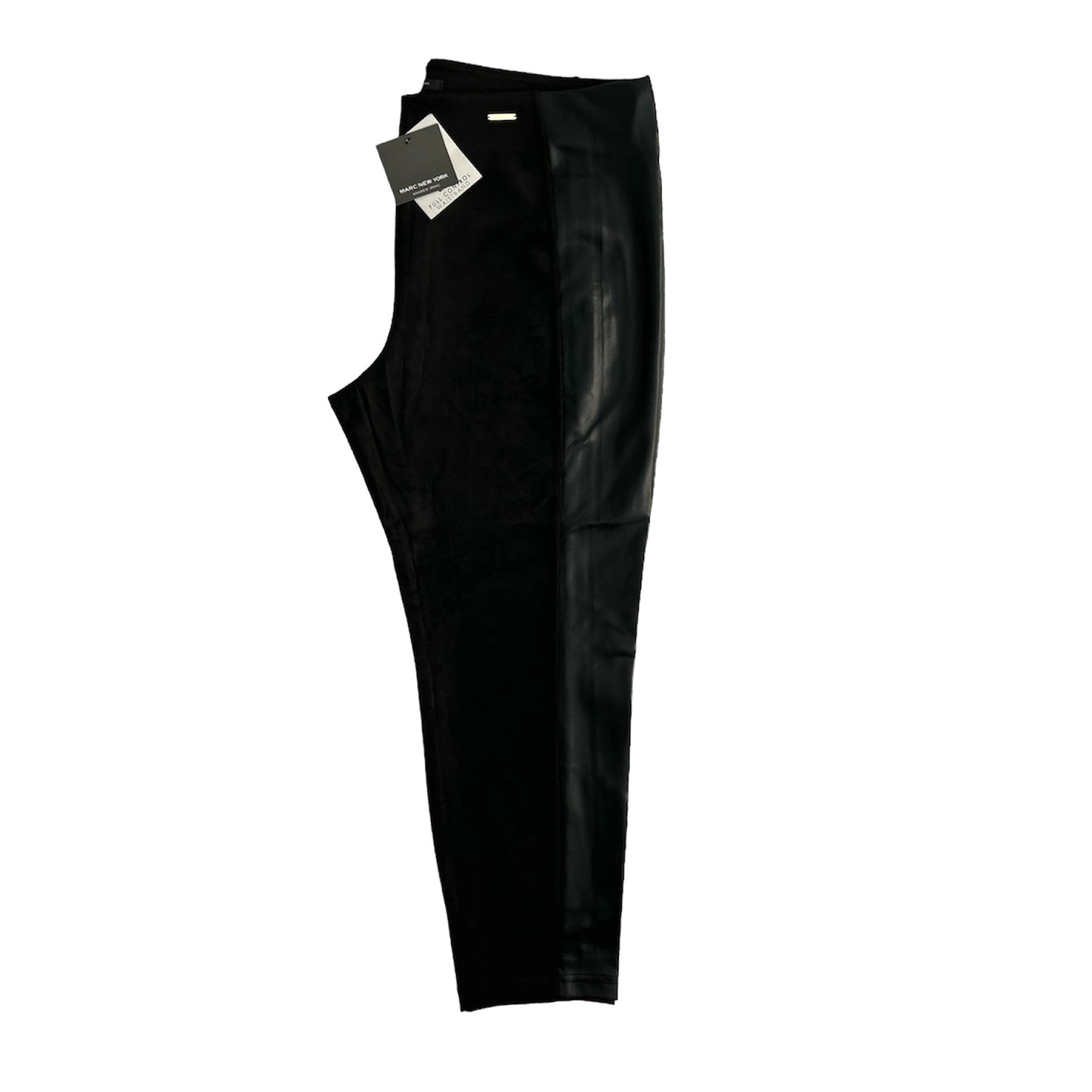 Women's Plus Size Full-Control Waistband Stretch Pants Black