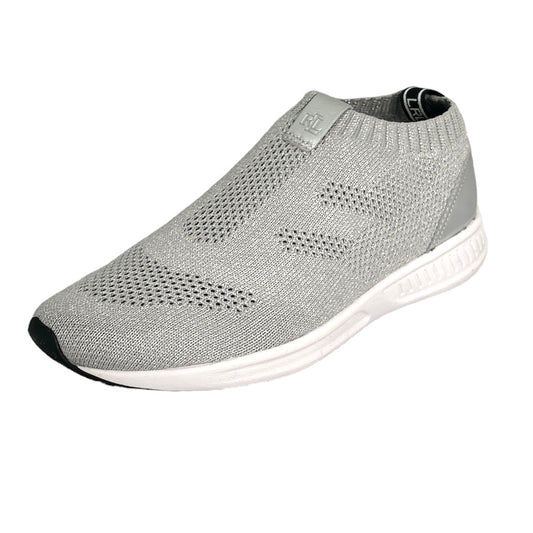 KACIE Slip On Running Sneakers Silver Women's Sport Shoes