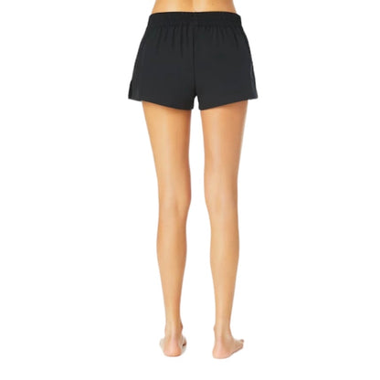 Women's Cover Up Short Black Stretch