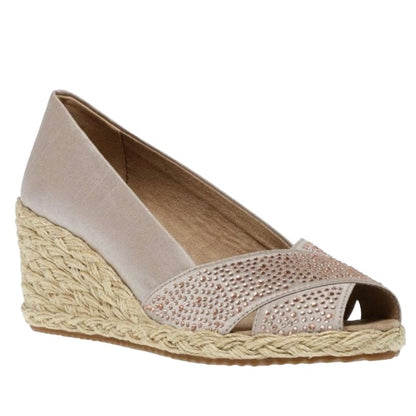 EZZIE Espadrille Wedge Heel Women's Shoes