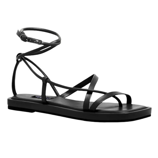 WAREN Women's Flats Strappy Thong Toe Sandals