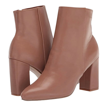 FLEXX Pointed Toe Booties Block Heel Ankle Boot