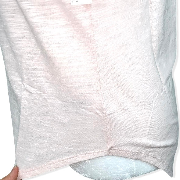 Jersey Short Sleeve Top V-Neck T-Shirt Size S Women's T-Shirt--_ - Fannetti Boutique