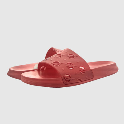 EKIN Pink Slip On Round Toe Flip Flop Women's Flats Sandals