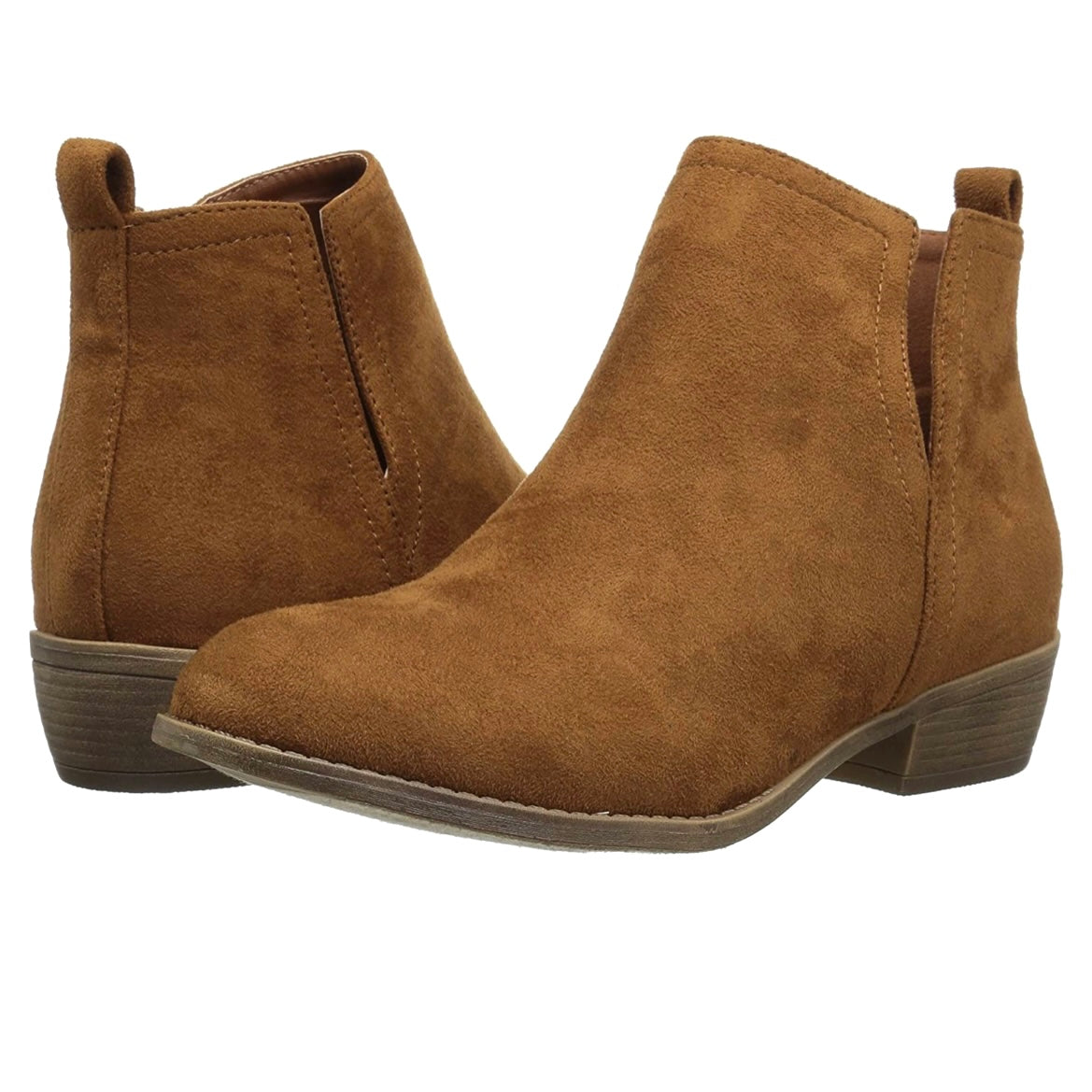 RIMI Camel Booties Women's Ankle Boots