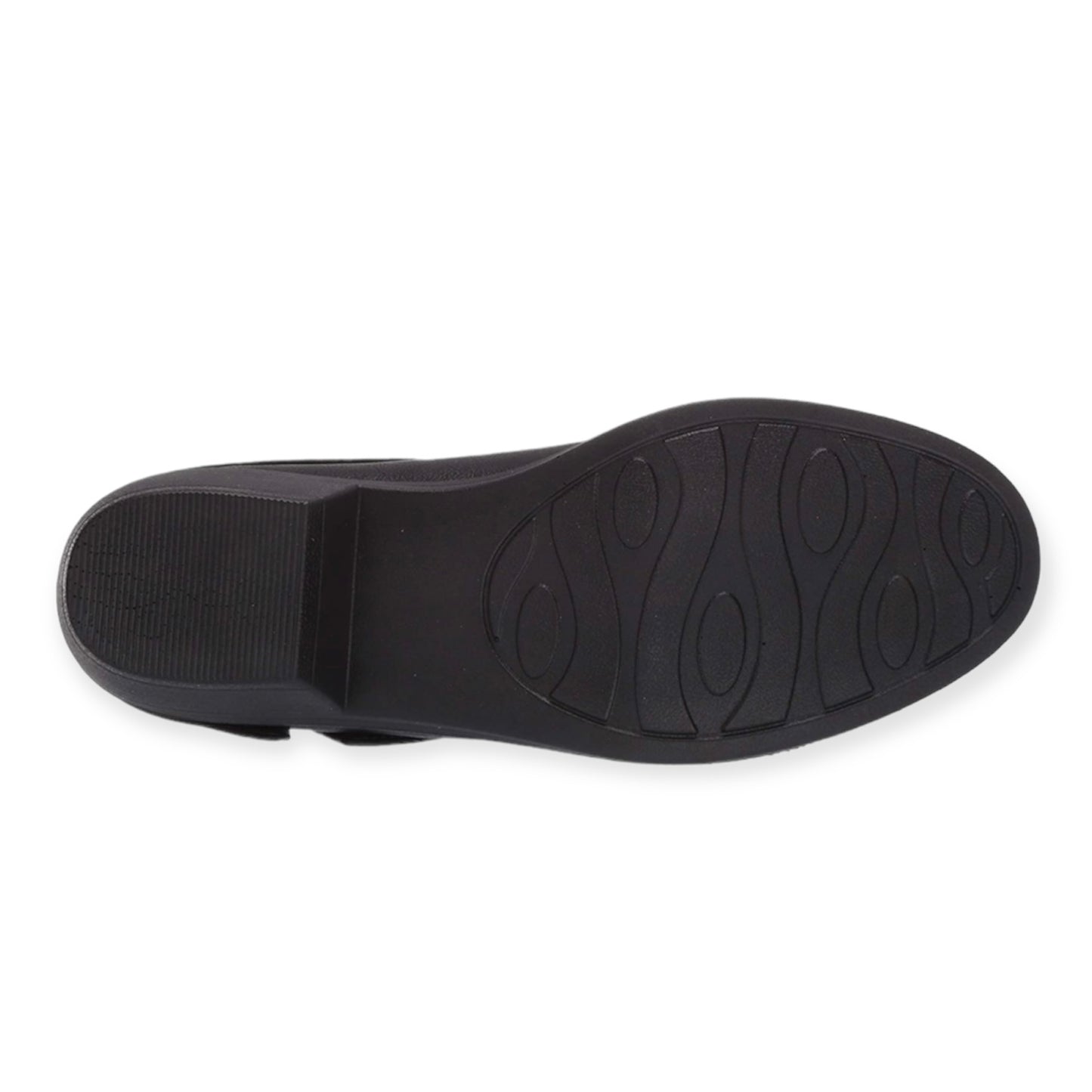 BECCA Comfort Black Slip On Round Toe Block Heel Women's Clogs