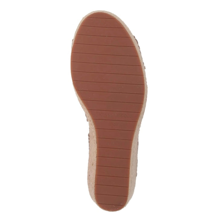 OLIVIA X BAND Sand Leather Espadrille Open Toe Platform Women's Sandals