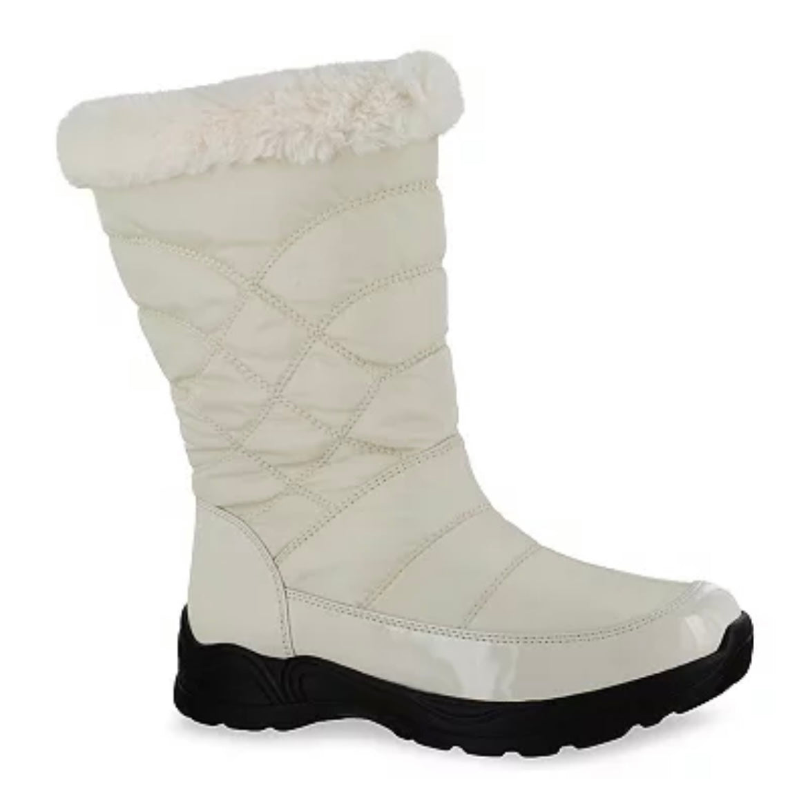 CUDDLE Waterproof White Easy Dry Women's Snow Boots