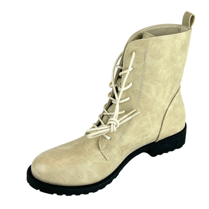 Booney Stone Lace Up Combats Women's Ankle Boots