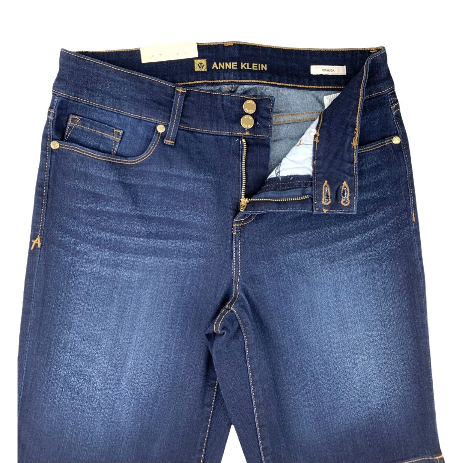 Dark Blue Denim Slimming Stretch Women's Bermuda Short