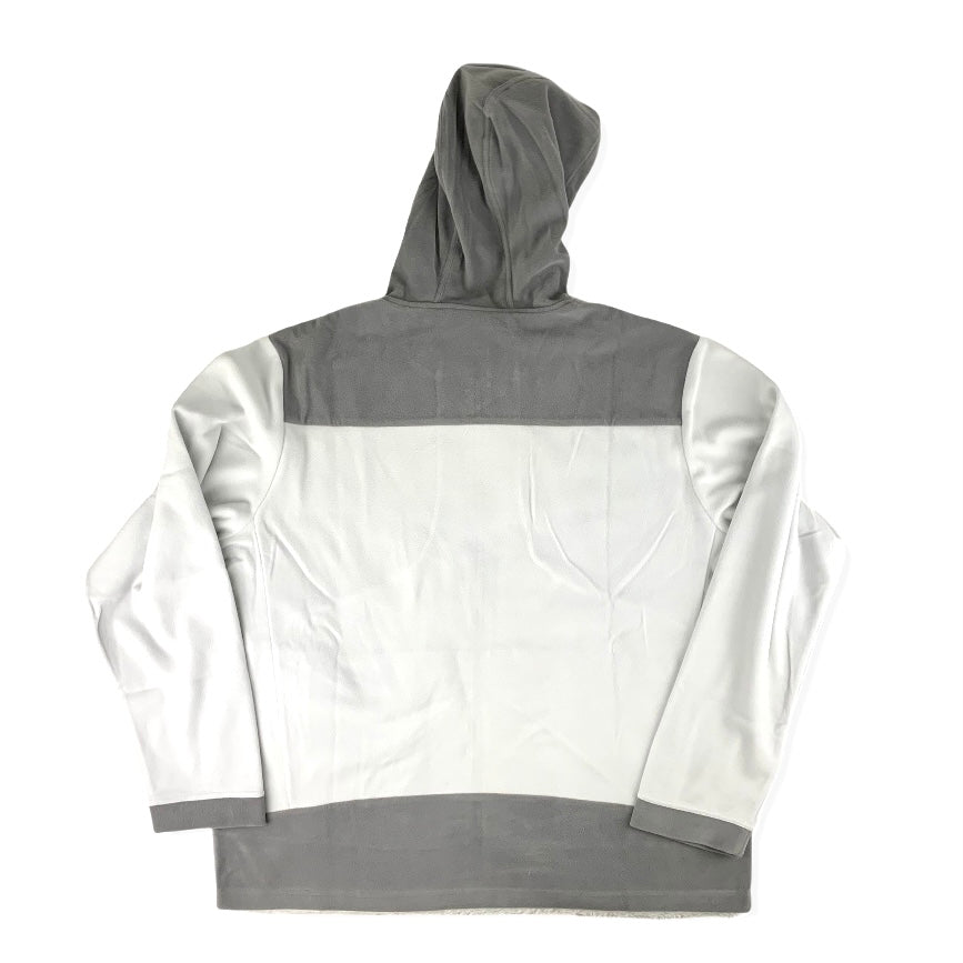 Jacket Gray Microfleece Full Zip Plus Size 2XL Men's Hoodie