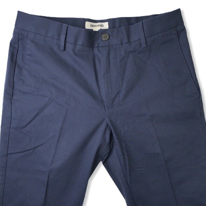 Skinny-fit Chino Pants Blue Navy Size 31W-30L Men's Pant- - Fannetti Boutique