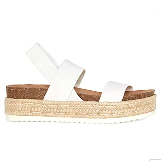 COY Women's Espadrilles Wedge Heels Elastic Strap Sandals