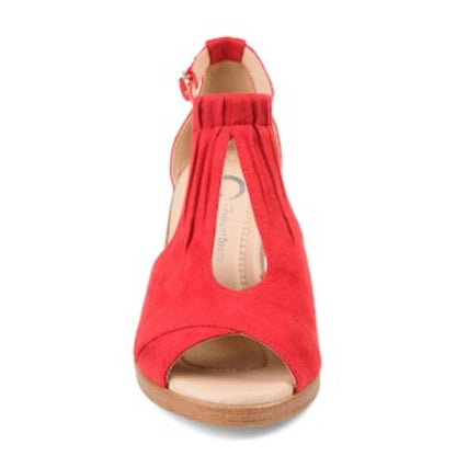 KEDZIE Women's Wedge Sandals Red