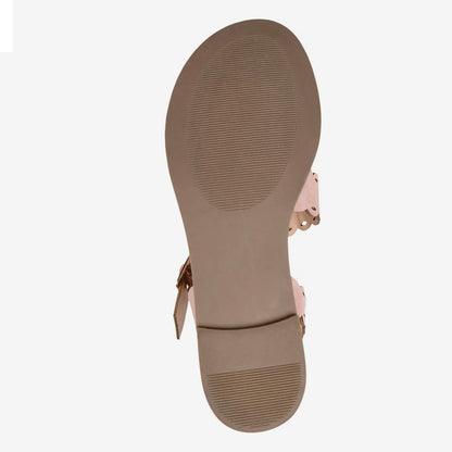 AUBRINN Slip On Open Toe Flats Size 10 Women's Sandals