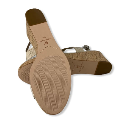 Memory Foam Comfort Shoes Leather Wedge Size 11M Women's Sandals- - Fannetti Boutique