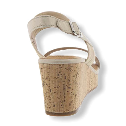Memory Foam Comfort Shoes Leather Wedge Size 11M Women's Sandals- - Fannetti Boutique
