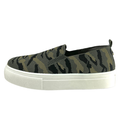 MAYGEE Women's Camouflage Slip On Sneakers