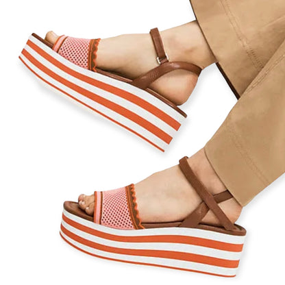 HIGHRISE SPADE Platform Wedge Sandals Women's Shoes