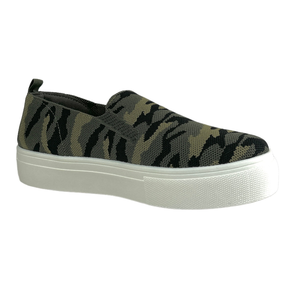 MAYGEE Women's Camouflage Slip On Sneakers