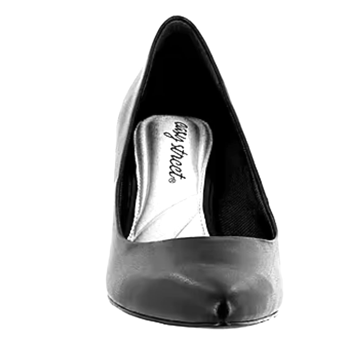 POINTE Black Pointed Toe Slip On Size 6.5 Women's Pumps Shoes