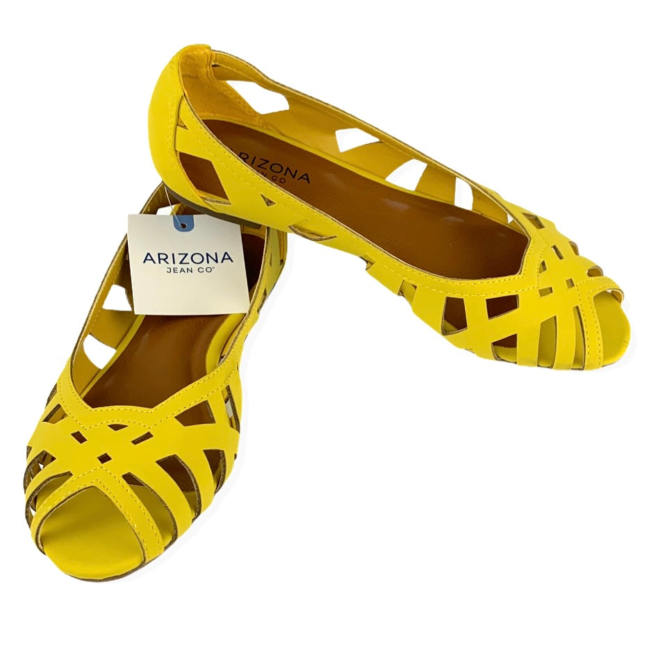 Flats Yellow Slip-on Size 7M Women's Ballet Shoes