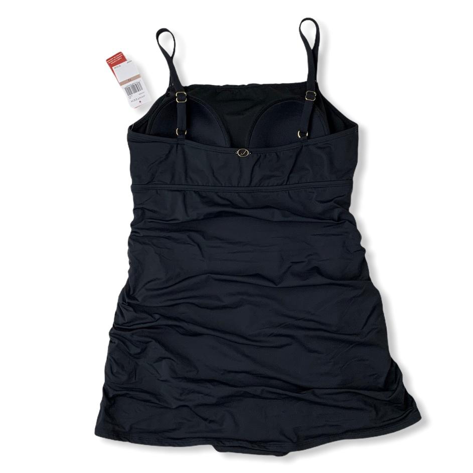 Tummy Control One-Piece Black Swimsuit Size 8 Women's Swimwear