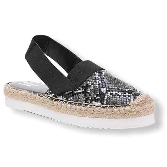 DAYLEE Women's Animal Print Flat Espadrilles