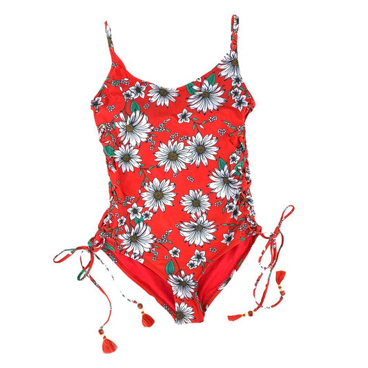 Floral Print One Piece Women's Swimsuit